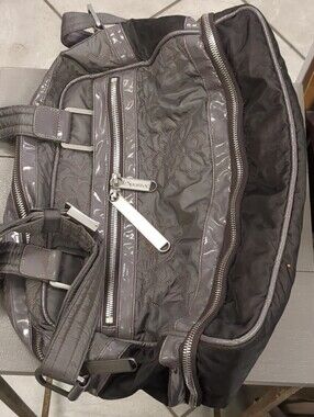 Stella McCartney Gray Quilted Tote with Gloss Trim